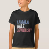 Kamala Walz Natuurlijk Verkiezingsdag 2024 T-shirt (Voorkant)