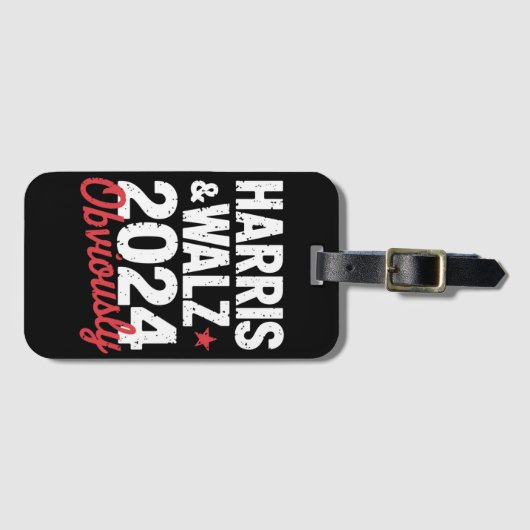 Kamala Walz uiteraard 2024 Harris Waltz 2024 Bagagelabel (Voorkant (horizontaal))