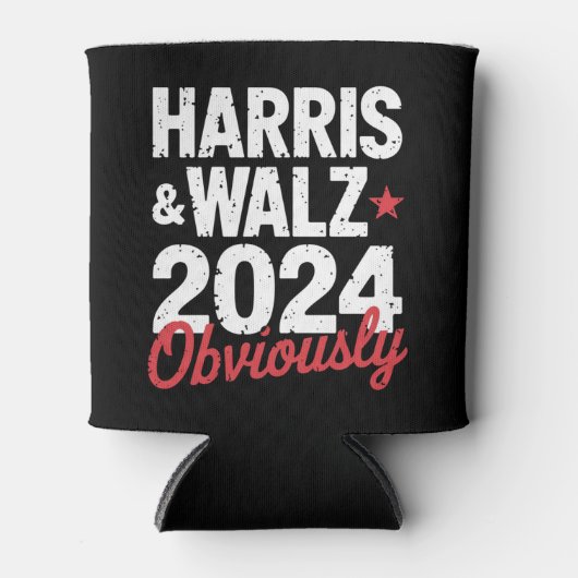 Kamala Walz uiteraard 2024 Harris Waltz 2024 Blikjeskoeler (Voorkant)