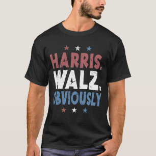 Kamala Walz uiteraard 2024 Harris Waltz 2024 Elect T-shirt