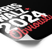 Kamala Walz uiteraard 2024 Harris Waltz 2024 Foto Afdruk (Hoek)