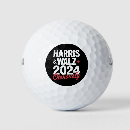 Kamala Walz uiteraard 2024 Harris Waltz 2024 Golfballen (Voorkant)