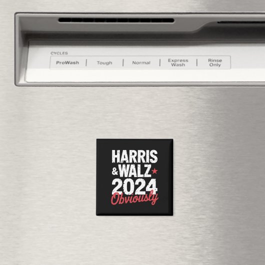 Kamala Walz uiteraard 2024 Harris Waltz 2024 Magneet (Insitu (Vaatwasser))