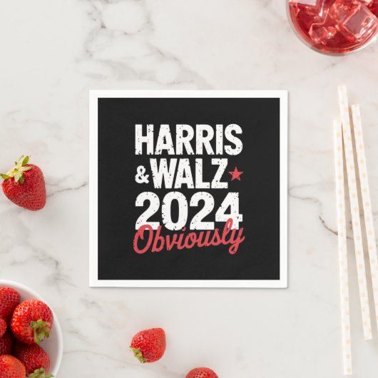 Kamala Walz uiteraard 2024 Harris Waltz 2024 Servet (Insitu)