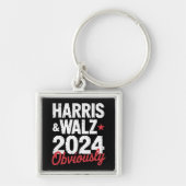 Kamala Walz uiteraard 2024 Harris Waltz 2024 Sleutelhanger (Voorkant)