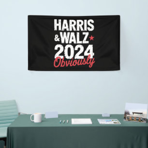 Kamala Walz uiteraard 2024 Harris Waltz 2024 Spandoek