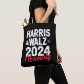 Kamala Walz uiteraard 2024 Harris Waltz 2024 Tote Bag (Dichtbij)