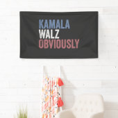 Kamala Walz, verkiezingsdag 2024 Spandoek (Insitu)