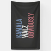 Kamala Walz, verkiezingsdag 2024 Spandoek (Verticaal)