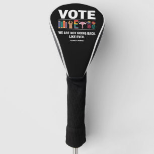 Kamala, we gaan niet terug zoals elke feminist golfheadcover