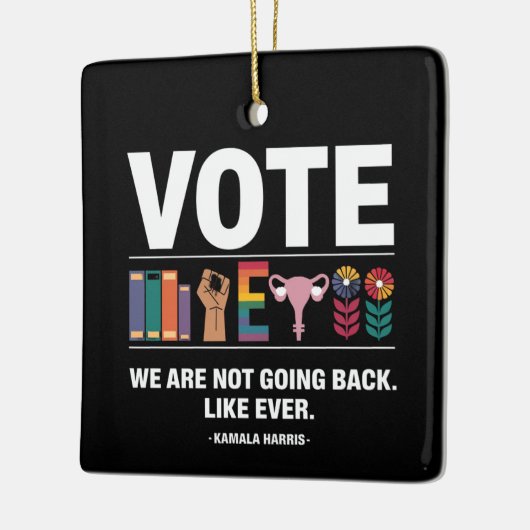 Kamala, we gaan niet terug zoals elke feminist keramisch ornament (Links)