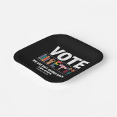 Kamala, we gaan niet terug zoals elke feminist papieren bordje (Gebogen)