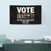 Kamala, we gaan niet terug zoals elke feminist spandoek (Beurs)