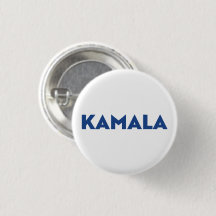 Kamala Wit en Blauw Moderne Vet Typografie