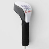 Kamala won de Harris Walz verkiezing Golfheadcover (Schuin)