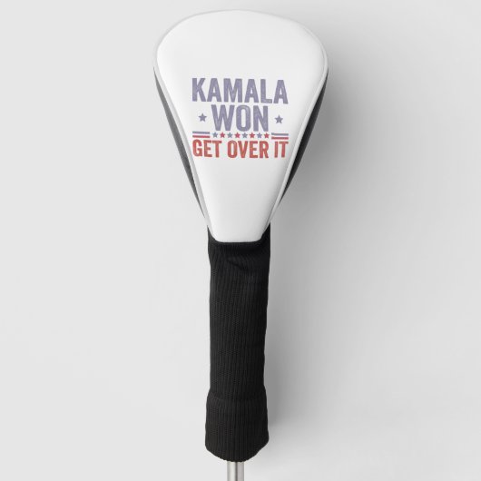 Kamala won de Harris Walz verkiezing Golfheadcover (Voorkant)