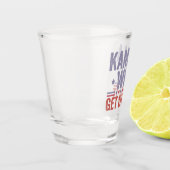 Kamala won de Harris Walz verkiezing Shot Glas (Links)