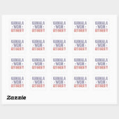 Kamala won de Harris Walz verkiezing Vierkante Sticker (Vel)