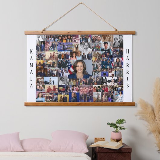 Kamala Wood Topped wandtapijt Hangend Wandkleed (Slaapkamer)