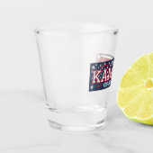 KAMALA "YES SHE CAN" Geschoten glas (Links)