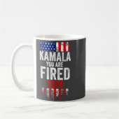 Kamala You're Fired Funny Anti Kamala Harris Elect Koffiemok (Links)