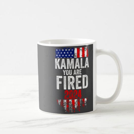 Kamala You're Fired Funny Anti Kamala Harris Elect Koffiemok (Rechts)