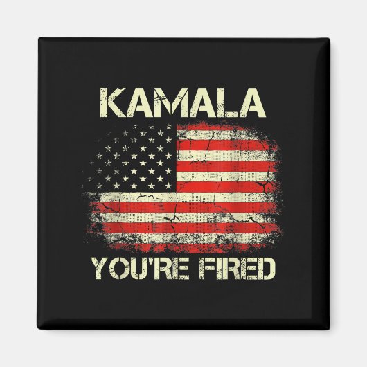 Kamala You're Fired Funny Anti Kamala Harris Elect Magneet (Voorkant)