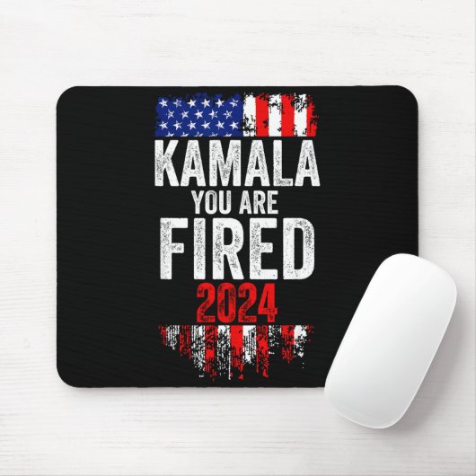 Kamala You're Fired Funny Anti Kamala Harris Elect Muismat (Met muis)