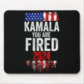 Kamala You're Fired Funny Anti Kamala Harris Elect Muismat (Voorkant)