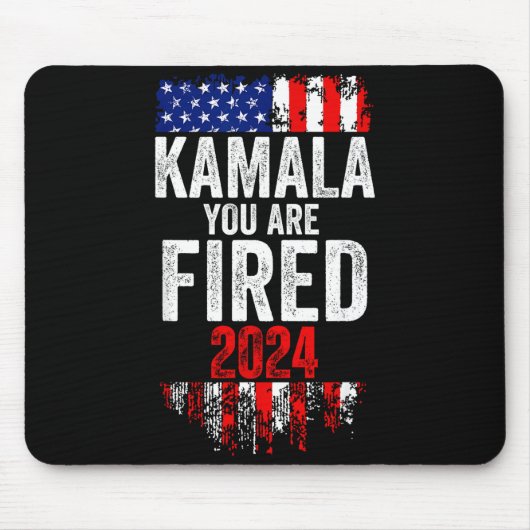Kamala You're Fired Funny Anti Kamala Harris Elect Muismat (Voorkant)