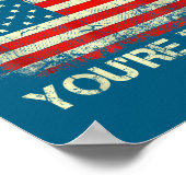 Kamala You're Fired Funny Anti Kamala Harris Elect Poster (Hoek)