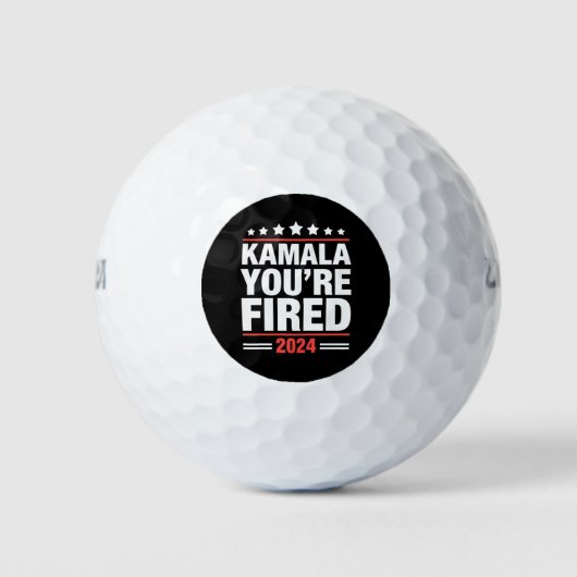 Kamala You're Fired Kamala Harris 2024 Golfballen (Voorkant)