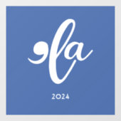 Kamala Zeg haar naam 2024 Raamsticker (Vel)