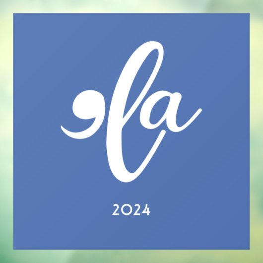 Kamala Zeg haar naam 2024 Raamsticker (Vel 3)