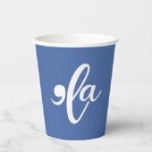 Kamala zegt haar naam papieren bekers (Voorkant)