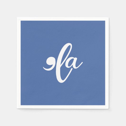 Kamala zegt haar naam servet (Voorkant)