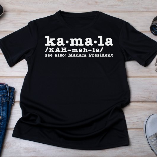 Kamala Zie ook: Madam President Phonetic T-shirt