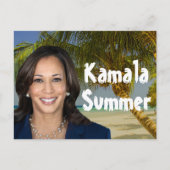 Kamala zomer 2024 briefkaart (Voorkant)