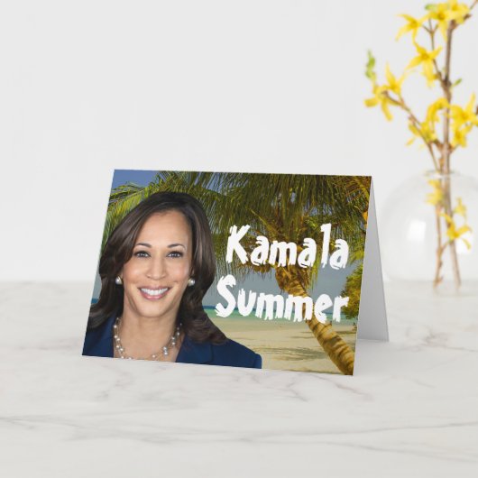 Kamala zomer 2024 kaart (Gele Bloem)