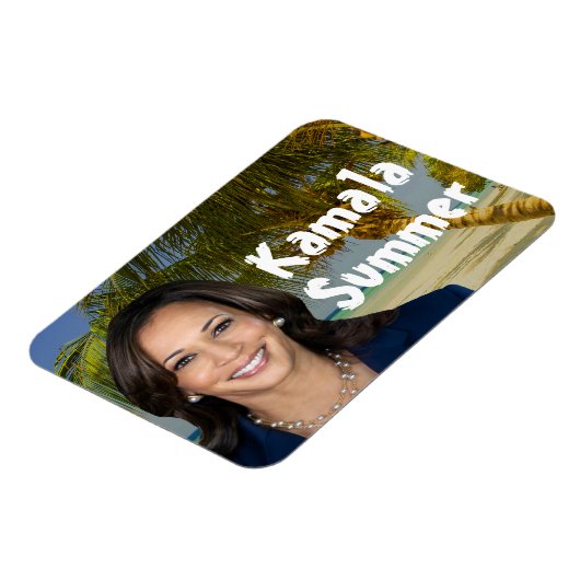 Kamala zomer 2024 magneet (Linkerzijde)