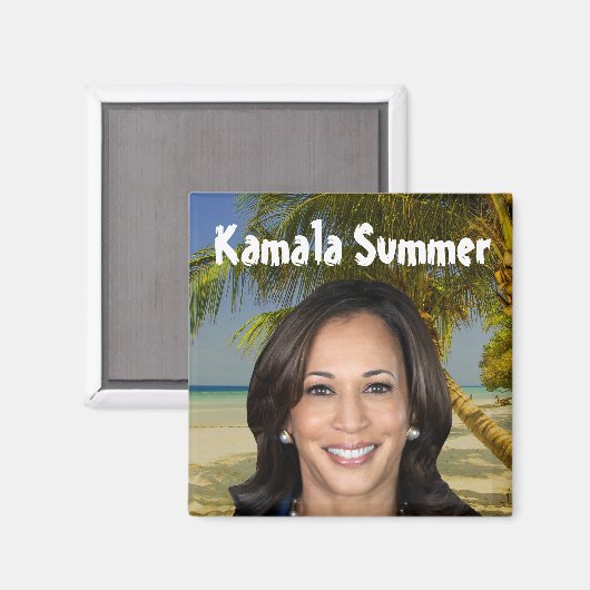 Kamala zomer 2024 magneet (Voorkant / Achterkant)