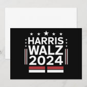 KamalaHarris TimWaltz 2024 Kaart (Voorkant / Achterkant)