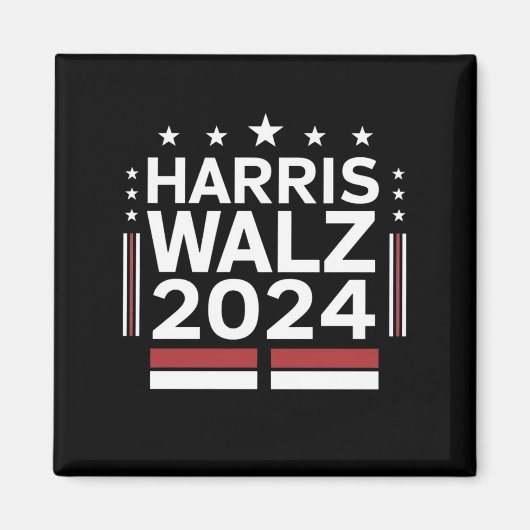 KamalaHarris TimWaltz 2024 Magneet (Voorkant)