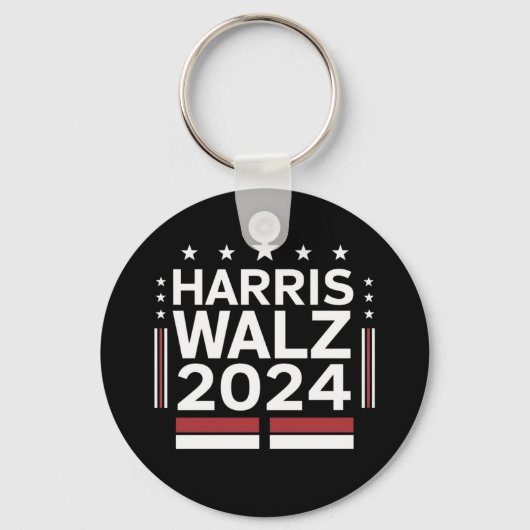 KamalaHarris TimWaltz 2024 Sleutelhanger (Voorkant)