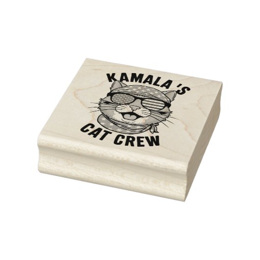 Kamala's Cat Crew Verkiezing Cat Lady Gift Rubberstempel (Stempel)