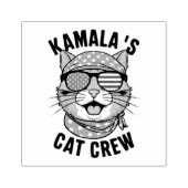 Kamala's Cat Crew Verkiezing Cat Lady Gift Rubberstempel (Afrduk)