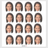 Kamala's Gezicht Grappig Kamala Harris Gezicht  Sticker (Vel)