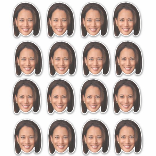 Kamala's Gezicht Grappig Kamala Harris Gezicht  Sticker (Voorkant)