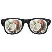 KAMALA'S KOKOSZONNEBRIL RETRO ZONNEBRIL (Voorkant)