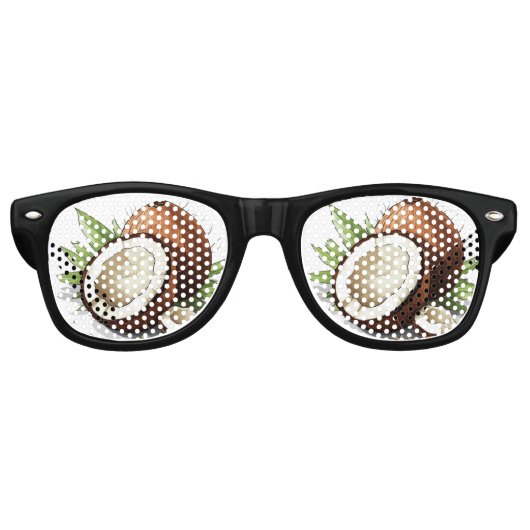 KAMALA'S KOKOSZONNEBRIL RETRO ZONNEBRIL (Voorkant)